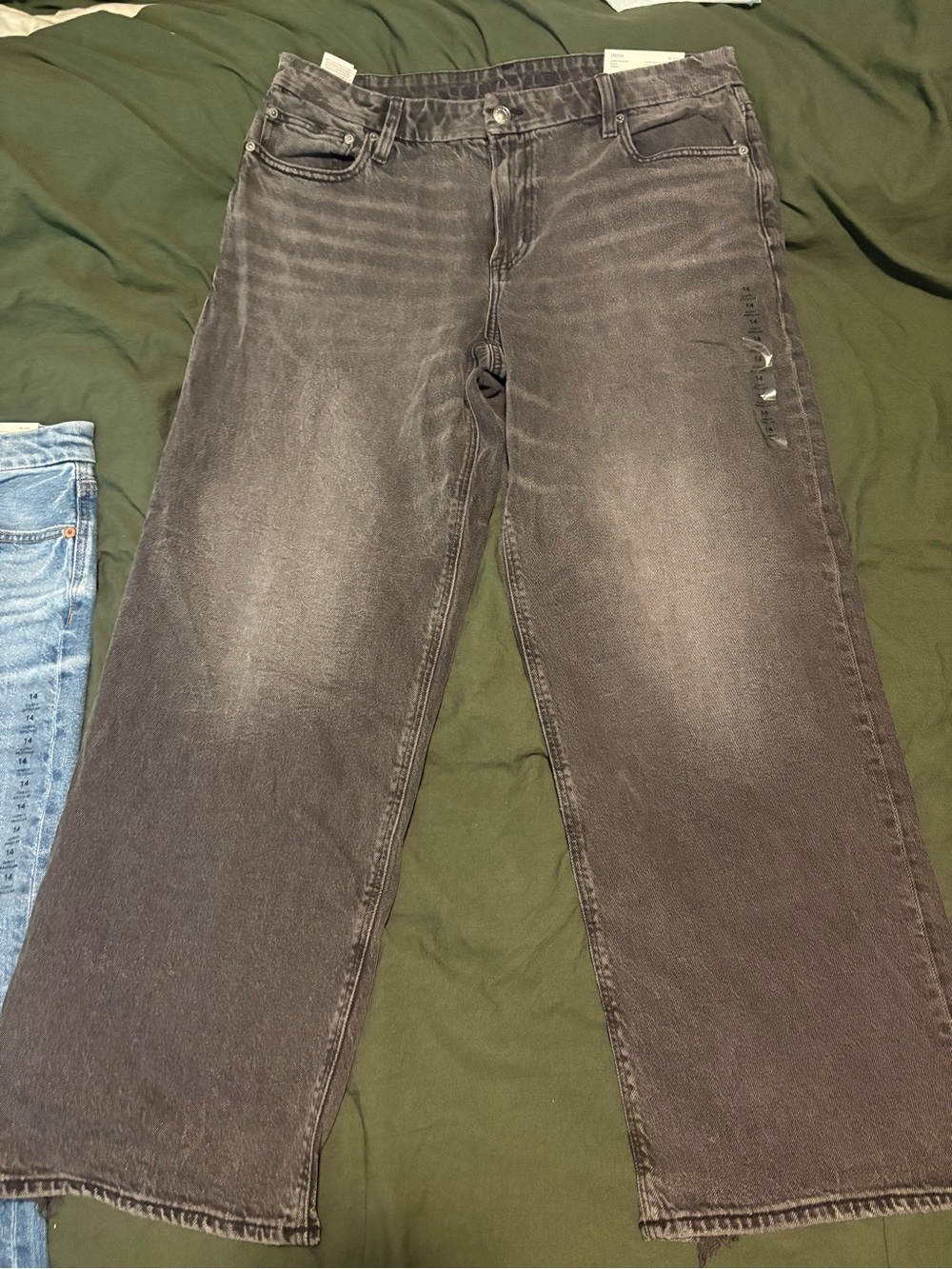 American Eagle Outfitters High-Rise Washed Black Women's Jeans